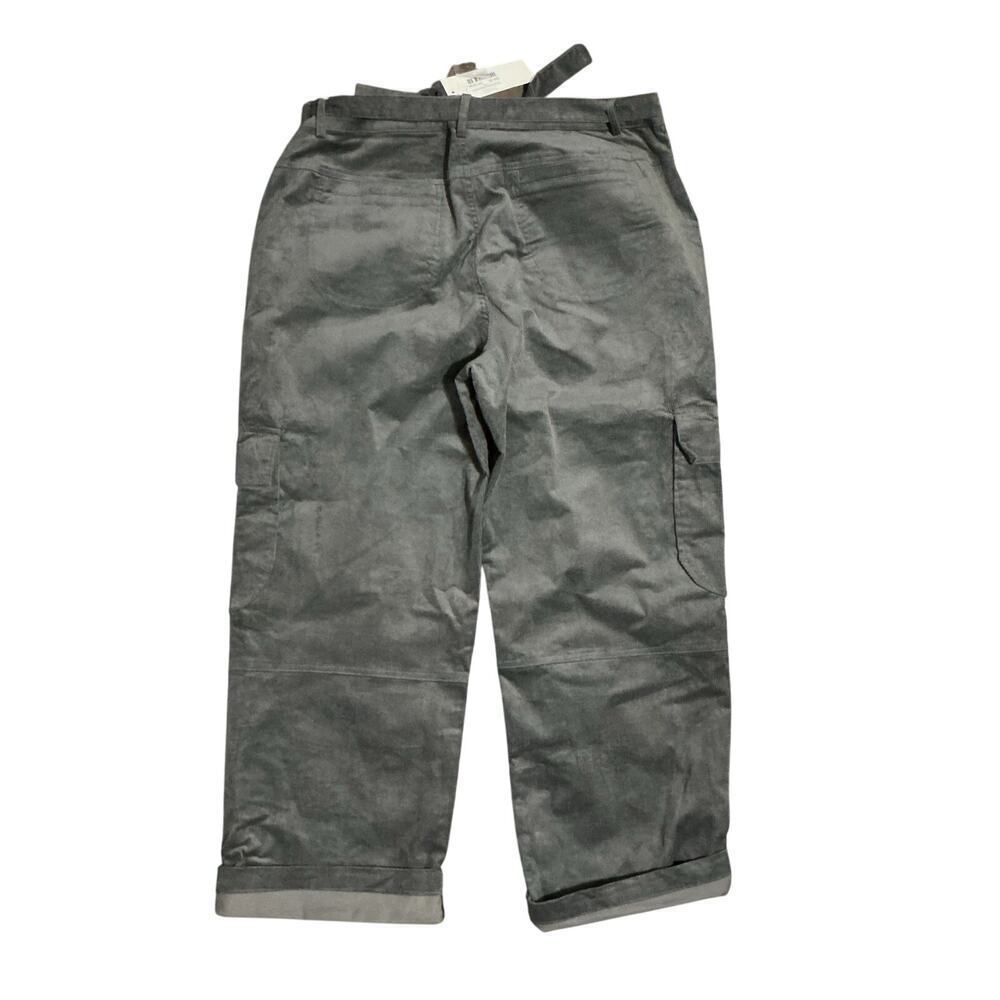 Piper & Scoot The Hamlin Belted Corduroy Pant In Grey Size Xxl — image 3 of 8